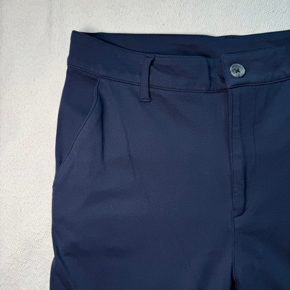 True Classic Mens Navy Blue Chino Pants Size 34 Breathable Soft Stretch Trousers
